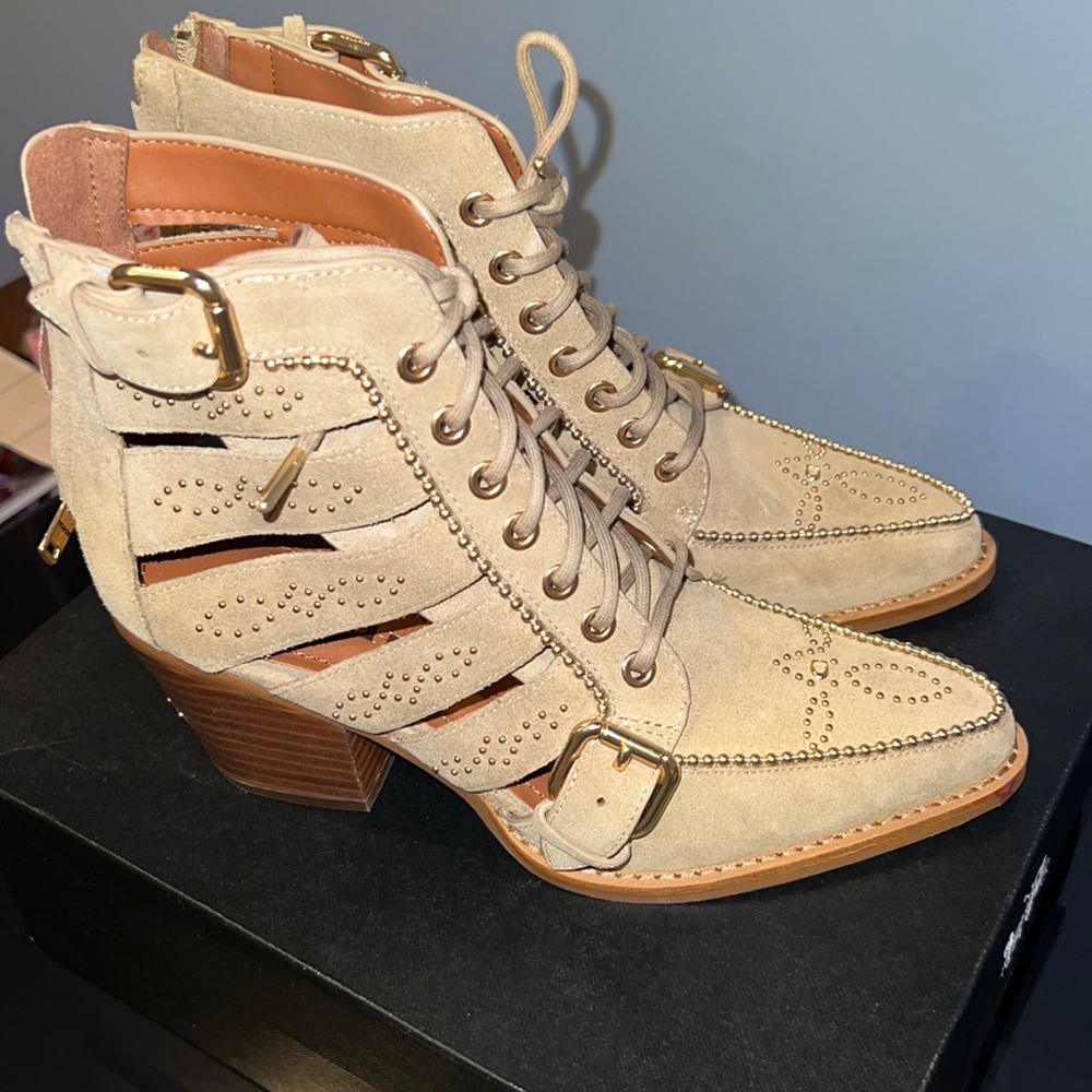 Coach Paisley Suede Bootie